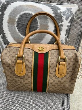 Gucci Vintage PROJECT BAG  Super Cool Vintage Handbag